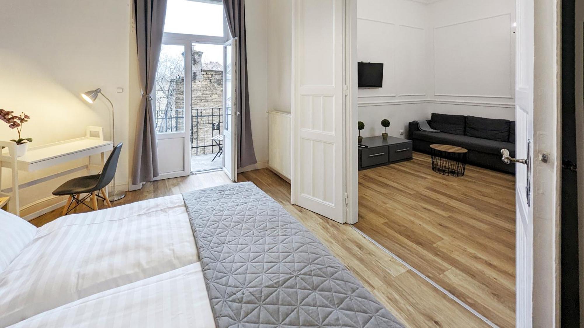 3 Room Apartment In The Beautiful Street Budapest Exteriör bild
